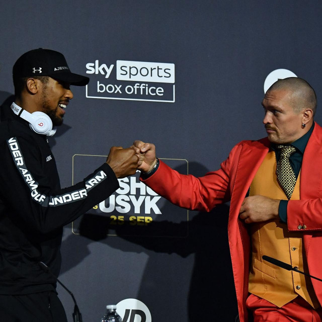 Anthony Joshua i Oleksandr Usyk