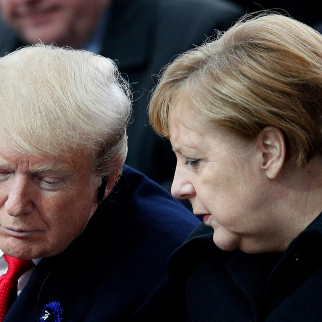 Angela Merkel i Donald Trump