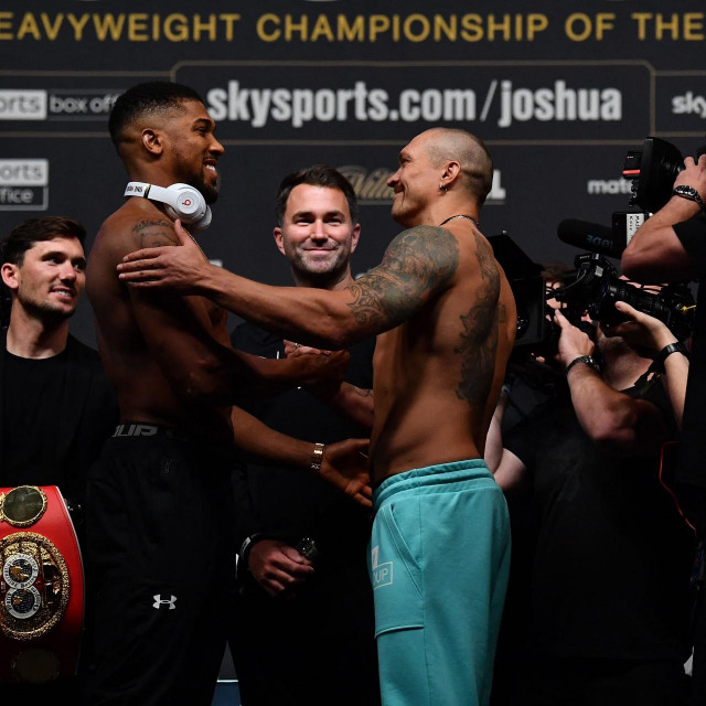 Anthony Joshua i Oleksandr Usyk