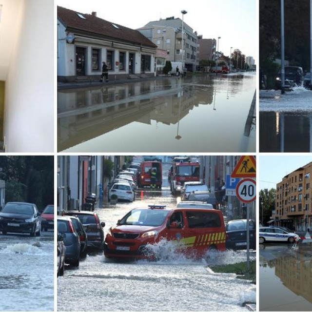 Poplava na zagrebačkoj Trešnjevci