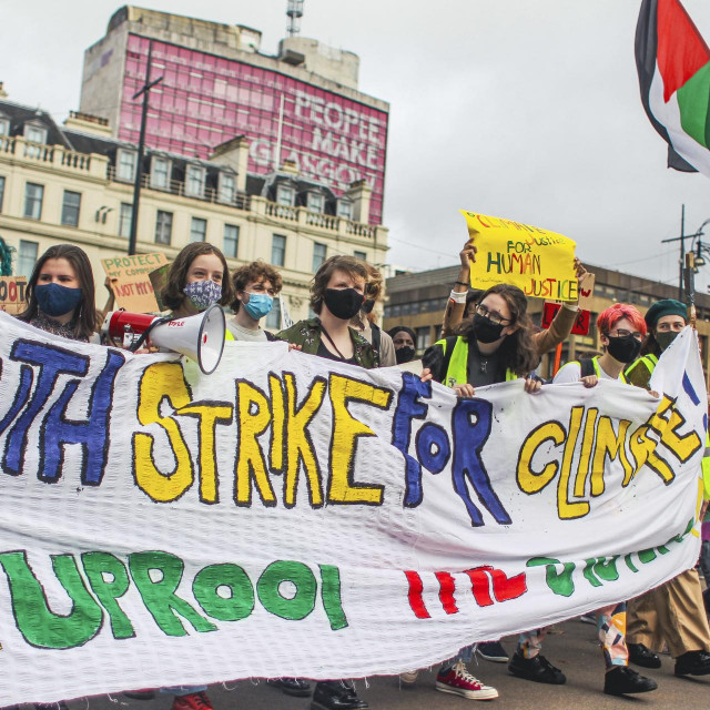 Prosvjed mladih u Glasgowu, 2021.
