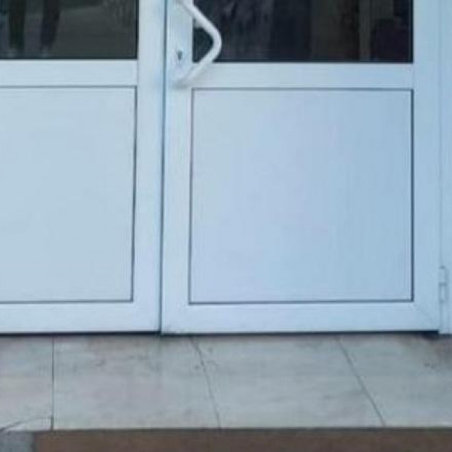 Pas ispred bolnice u Cetinju