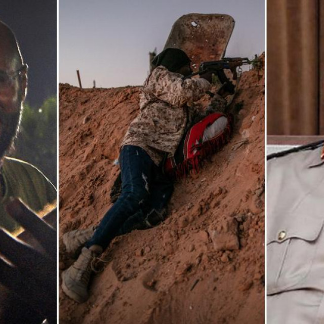 Khalifa Haftar, prizor iz Libije, Saif al-isalm Gadafi