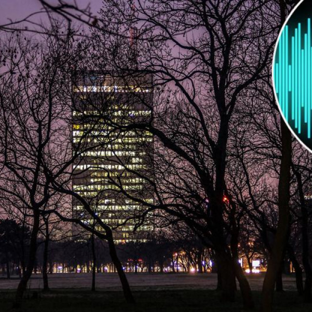 Beograd noću, ilustracija