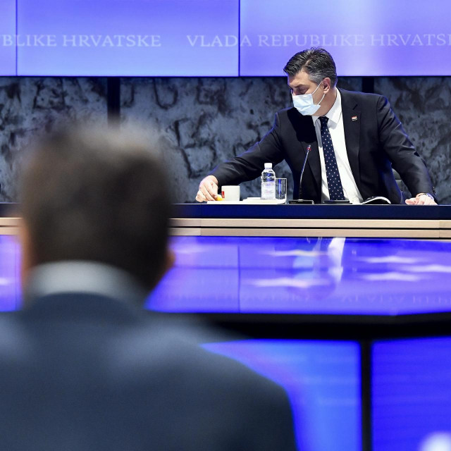 Davor Božinović i Andrej Plenković