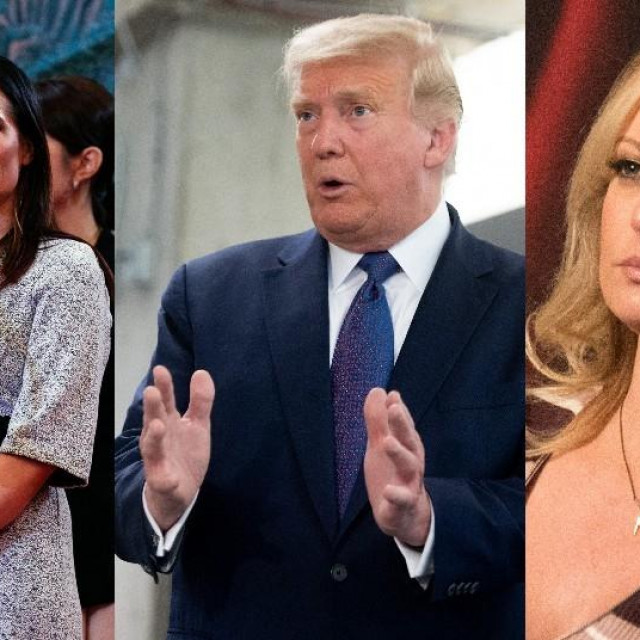 Stephanie Grisham, Donald Trump i Stormy Daniels