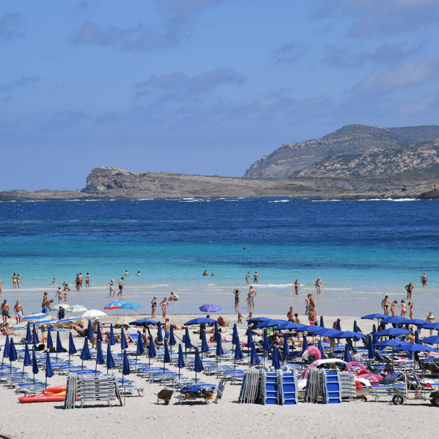 Spiaggia della Pelosa in Stintino, northern Sardegna