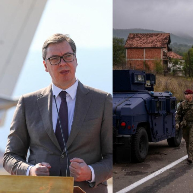 Aleksandar Vučić i Albin Kurti