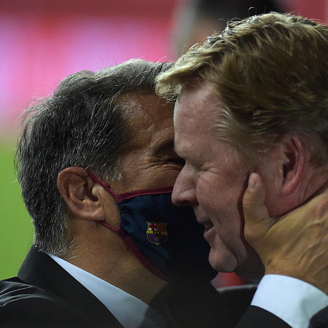Joan Laporta i Ronald Koeman