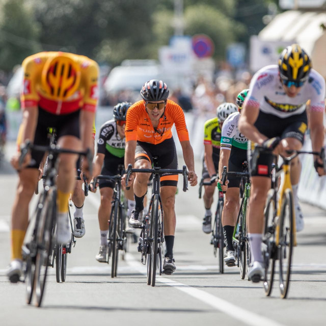 Prizor završnice utrke CRO Race na njezinoj istarskoj etapi