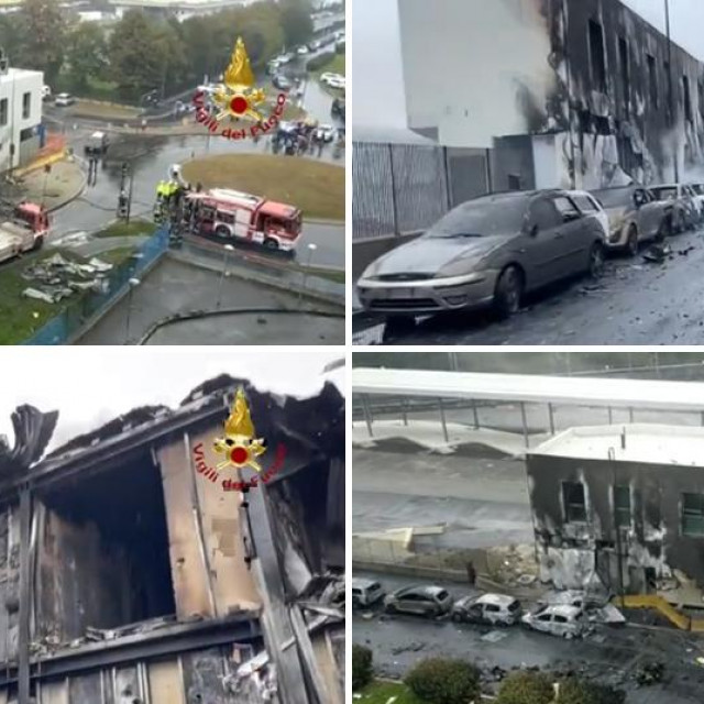 Prizor s mjesta pada zrakoplova