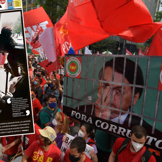 Prosvjedi u Brazilu i uznemirjuća naslovnica novina Extra