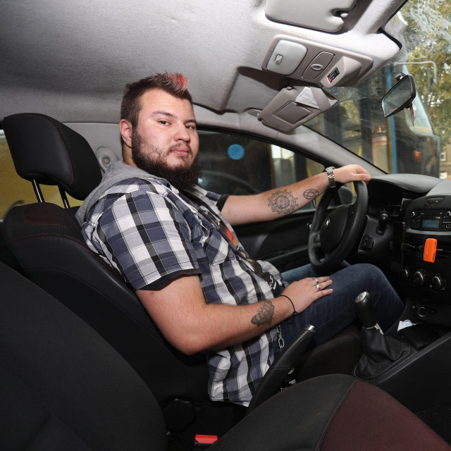 Vozač Ubera Karlo Lalić