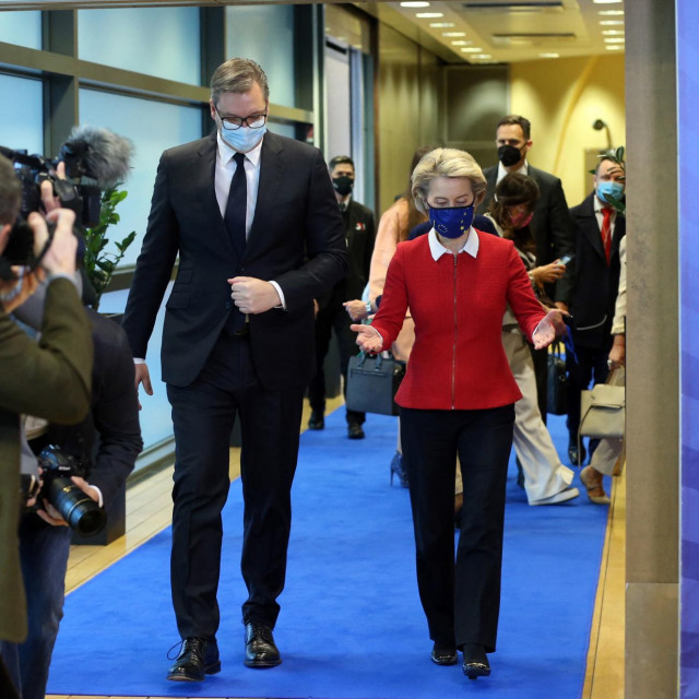 Aleksandar Vučić i Ursula von der Leyen