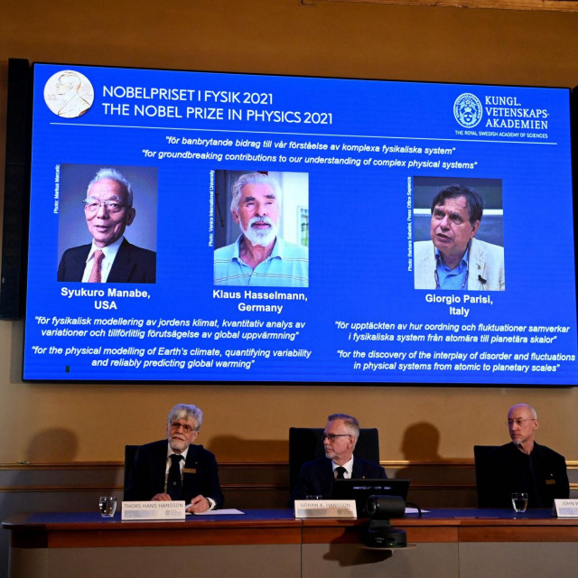 Proglašenje dobitnika Nobelove nagrade za fiziku 2021. 