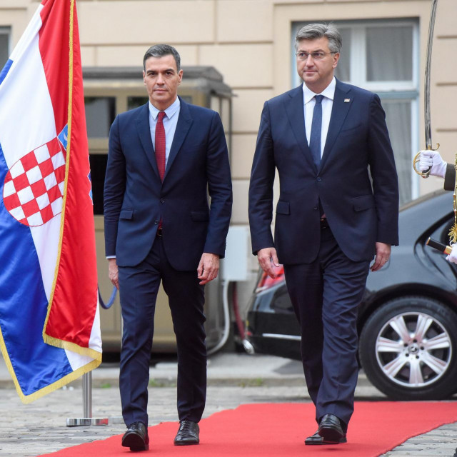 Pedro Sanchez i Andrej Plenković