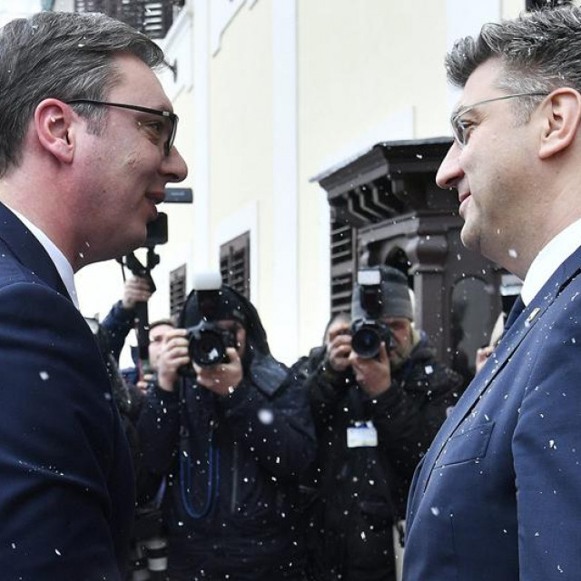Aleksandar Vučić i Andrej Plenković, arhivska fotografija