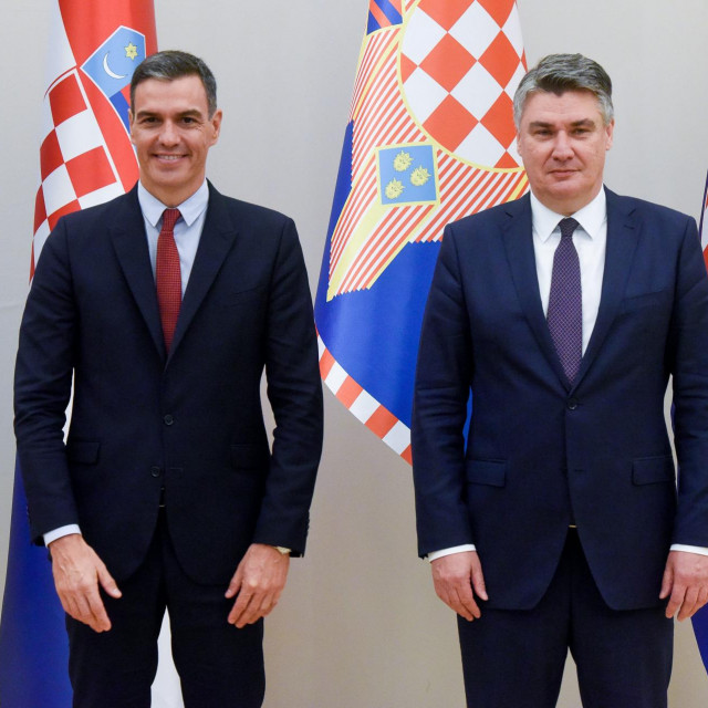 Pedro Sanchez i Zoran Milanović