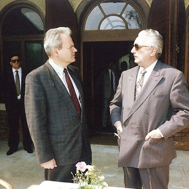Slobodan Milošević i Franjo Tuđman