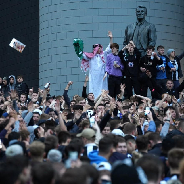 Slavlje navijača Newcastle Uniteda