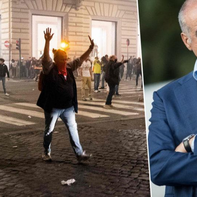 Prizori nereda u Rimu i Enrico Michetti