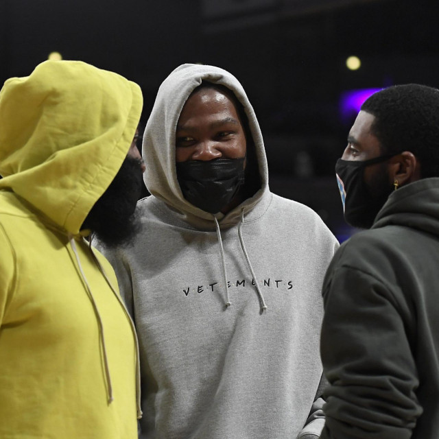 James Harden, Kevin Durant i Kyrie Irving