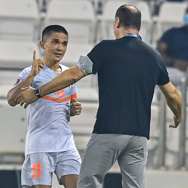 Sunil Chhetri i Igor Štimac