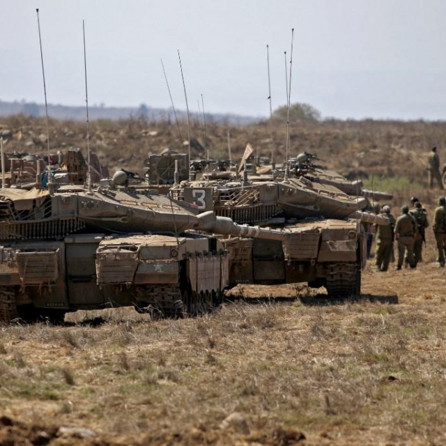 Izraelski vojnici blizu granice sa Sirijom