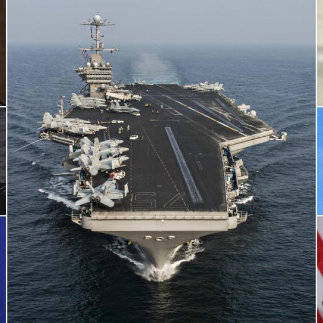 ajatolah Ali Khamenei, američki F-18 Hornet, iranski predsjednik Ebrahim Raisi, američki nosač aviona USS Harry S. Truman, američki predsjednik Joe Biden, izraelski borbeni avion F-35 Adir, američki državni tajnik Antony Blinken