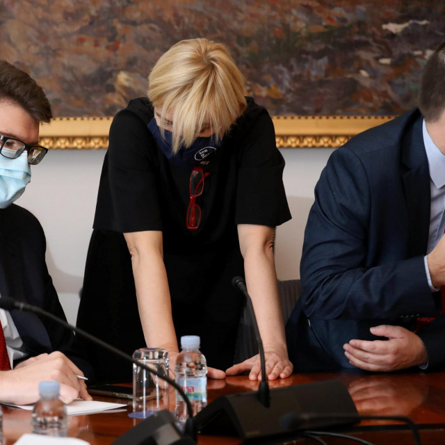 Peđa Grbin, Arsen Bauk, Sandra Benčić