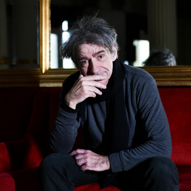 Glumac Miki Manojlovic, fotografiran u zagrebačkom HNK
