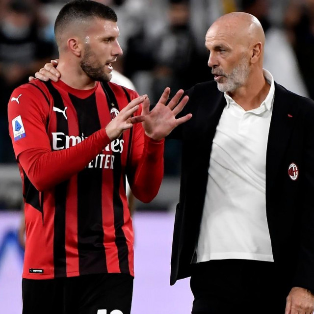 Ante Rebić i Stefano Pioli