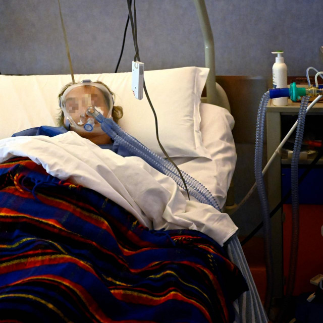 Jedinica za intenzivnu njegu u rimskoj bolnici Casalpalocco