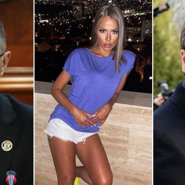 Nebojša Stefanović, Dijana Hrkalović i Aleksandar Vučić