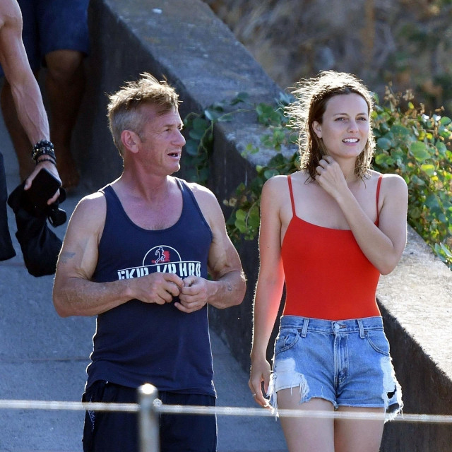 Sean Penn i Leila George