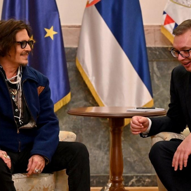 Johnny Depp i Aleksandar Vučić