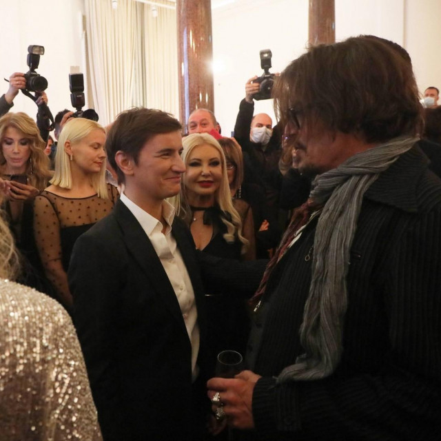 Ana Brnabić i Johnny Depp