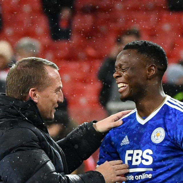 Brendan Rodgers i Patson Daka