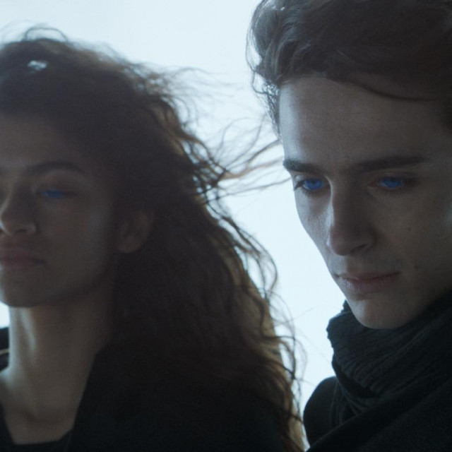 Chani (Zendaya) i Paul Atreides (Timothee Chalamet)