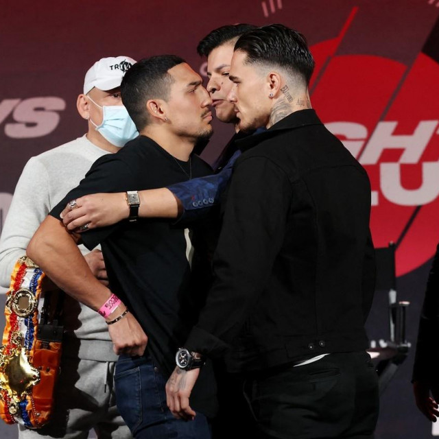 Teofimo Lopez i George Kambosos Jr.