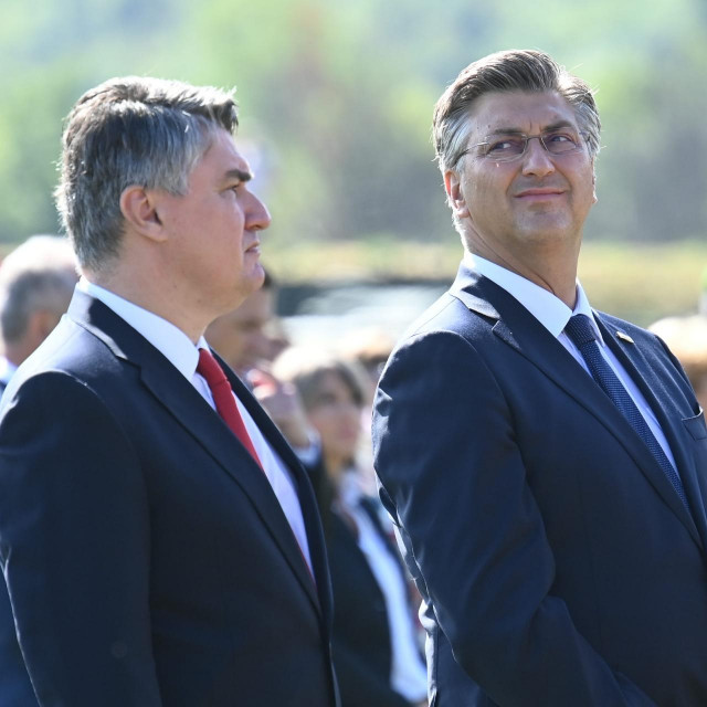 Zoran Milanović i Andrej Plenković