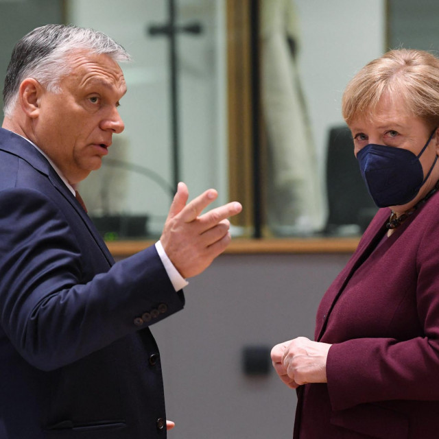 Viktor Orban i Angela Merkel