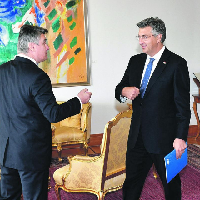 Zoran Milanović i Andrej Plenković