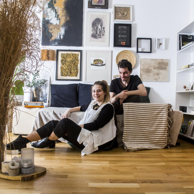 Umjetnica Lucija Berdin i njezin dečko Jernej Kokol