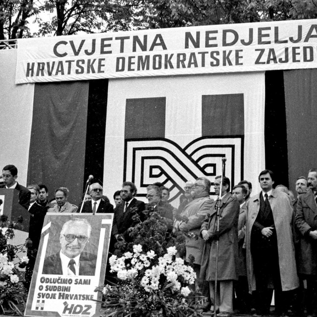 Predizborni skup HDZ-a