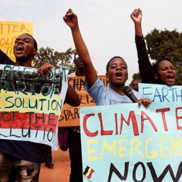 Klimatski marš mladih u Ugandi