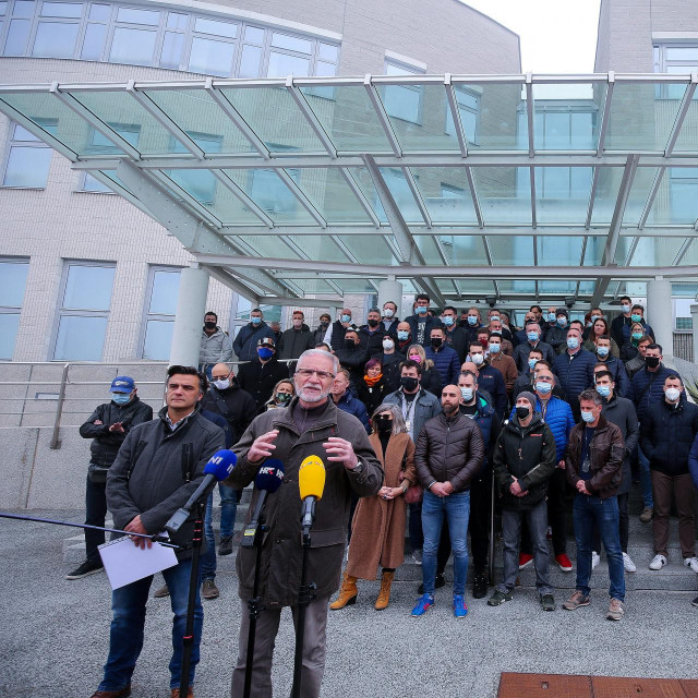 Kresimir Rakoci, predsjednik Sindikata HSSKL i Krešimir Sever