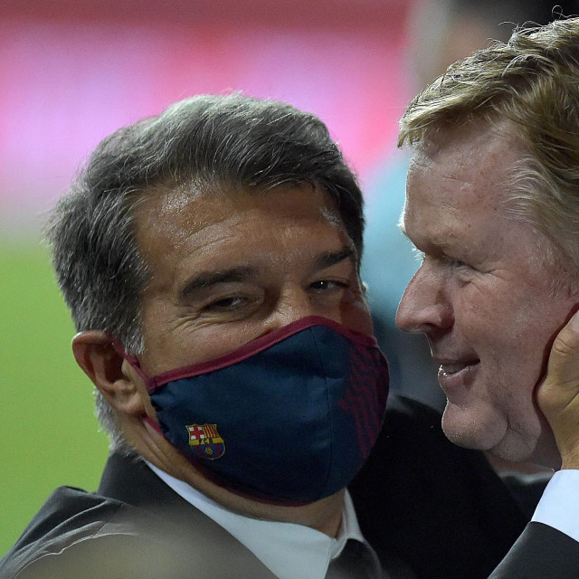 Joan Laporta i Ronald Koeman