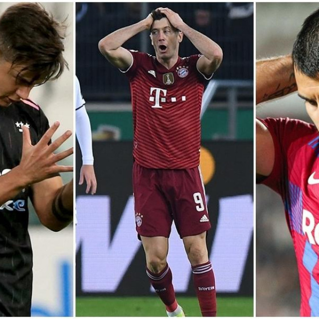 Paulo Dybala, Robert Lewandowski i Sergio Agüero