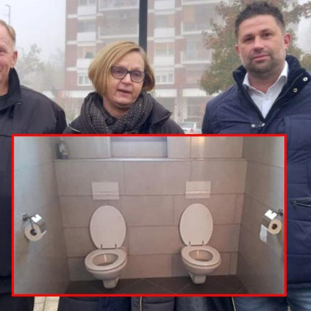 Čelništvo Općinskog vijeća Bedekovčine i sporni toaleti